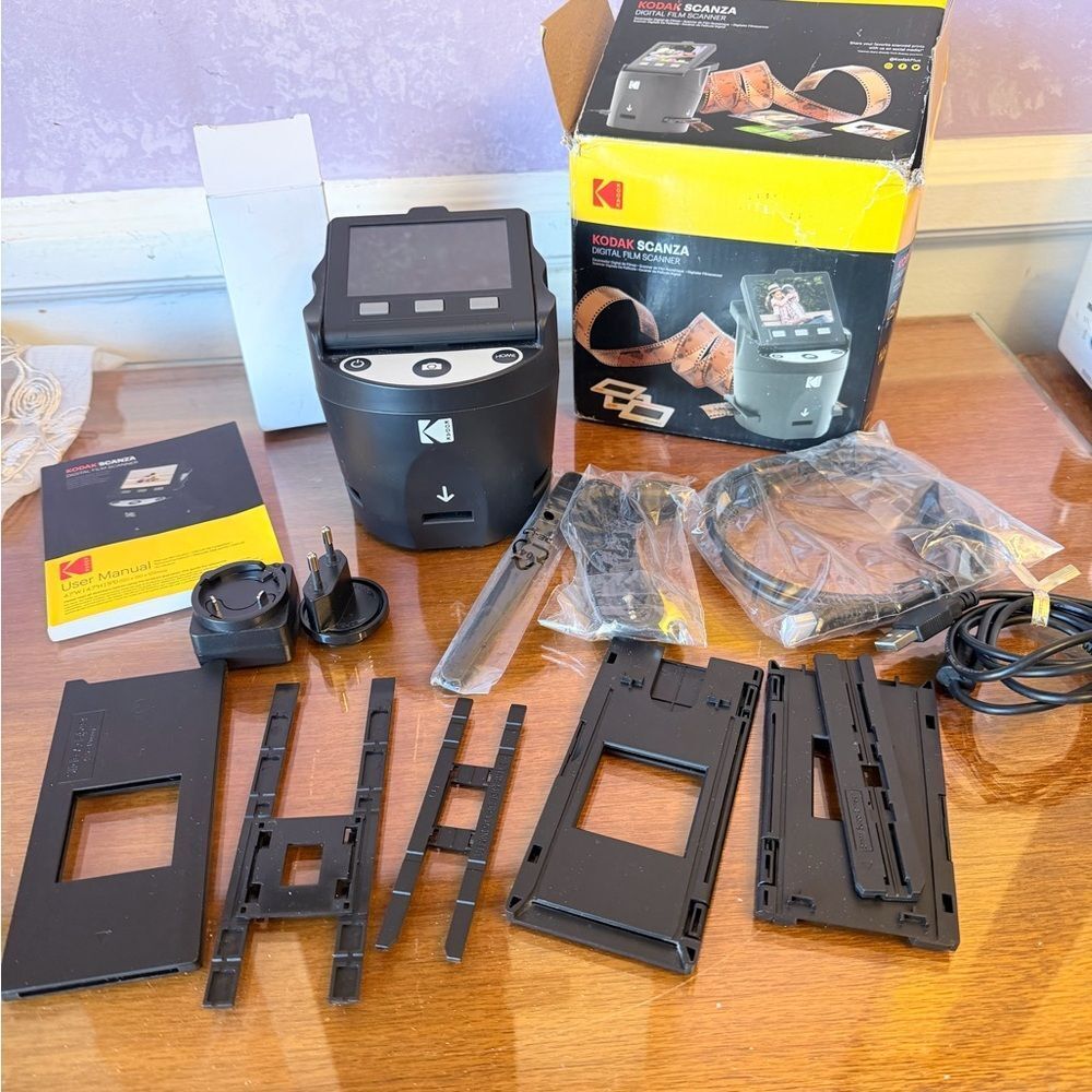 Kodak Black Film Scanner with Accessories